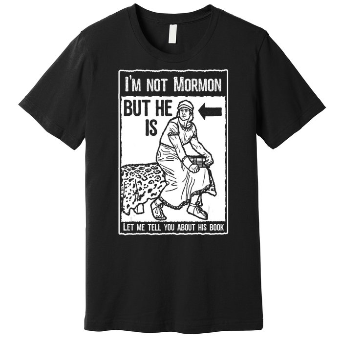 Funny Mormon Lds Book Of Mormon Missionary Premium T-Shirt