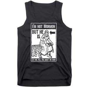 Funny Mormon Lds Book Of Mormon Missionary Tank Top