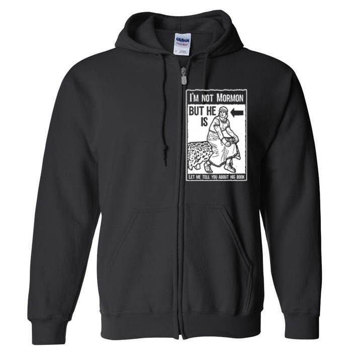 Funny Mormon Lds Book Of Mormon Missionary Full Zip Hoodie