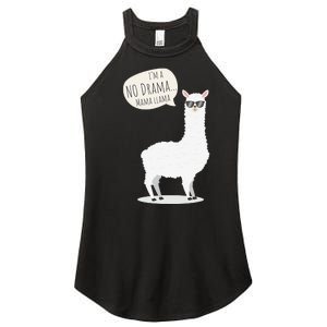 Funny Mama Llama No Drama Alpaca Women's Perfect Tri Rocker Tank