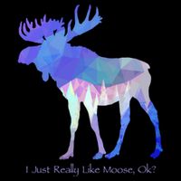 Funny Moose Lover Geometric Moose Design With Humorous Quote Gift Impact Tech Backpack