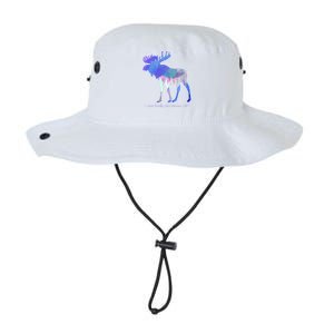 Funny Moose Lover Geometric Moose Design With Humorous Quote Gift Legacy Cool Fit Booney Bucket Hat