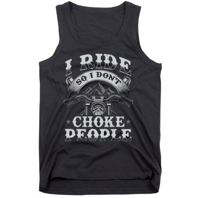 Funny Motorcycle Lover Motorbike Rider Tank Top