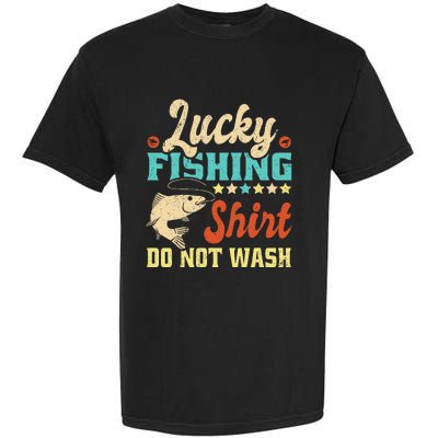 Funny My Lucky Fishing dad Garment-Dyed Heavyweight T-Shirt