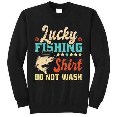 Funny My Lucky Fishing dad Sweatshirt