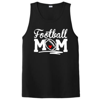 Football Mom Leopard Football Love Football Player PosiCharge Competitor Tank