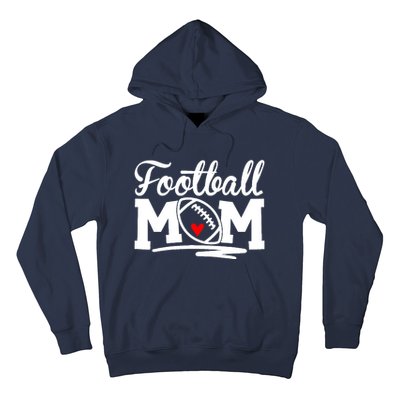 Football Mom Leopard Football Love Football Player Hoodie