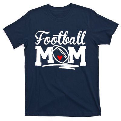 Football Mom Leopard Football Love Football Player T-Shirt