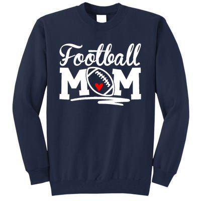 Football Mom Leopard Football Love Football Player Tall Sweatshirt