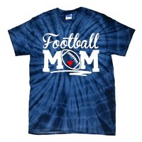 Football Mom Leopard Football Love Football Player Tie-Dye T-Shirt