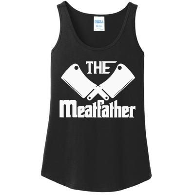 Funny Meat Lover BBQ Steak Barbecue Beef Cow Grilling Ladies Essential Tank