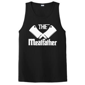 Funny Meat Lover BBQ Steak Barbecue Beef Cow Grilling PosiCharge Competitor Tank