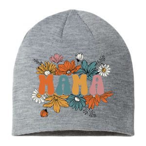 Floral Mama Life Thankful Mama Fall Thanksgiving Mothers Day Sustainable Beanie