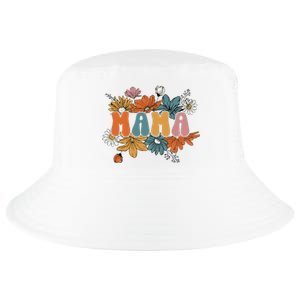 Floral Mama Life Thankful Mama Fall Thanksgiving Mothers Day Cool Comfort Performance Bucket Hat