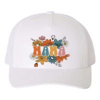 Floral Mama Life Thankful Mama Fall Thanksgiving Mothers Day Yupoong Adult 5-Panel Trucker Hat