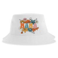 Floral Mama Life Thankful Mama Fall Thanksgiving Mothers Day Sustainable Bucket Hat