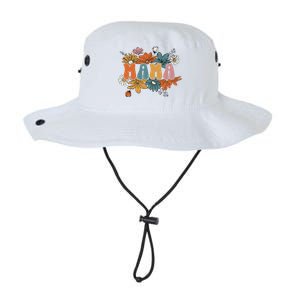 Floral Mama Life Thankful Mama Fall Thanksgiving Mothers Day Legacy Cool Fit Booney Bucket Hat