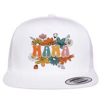 Floral Mama Life Thankful Mama Fall Thanksgiving Mothers Day Flat Bill Trucker Hat