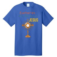 Front My Lord Monstrance Back Eucharist ItS Really Jesus Tall T-Shirt