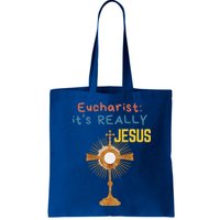 Front My Lord Monstrance Back Eucharist ItS Really Jesus Bag