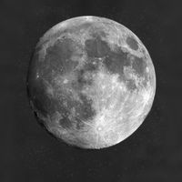 Full Moon Luna Astronomy Space Galaxy Stars Cool Comfort Performance Bucket Hat