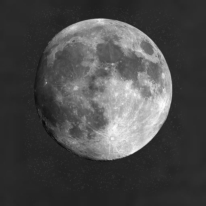 Full Moon Luna Astronomy Space Galaxy Stars Cool Comfort Performance Bucket Hat