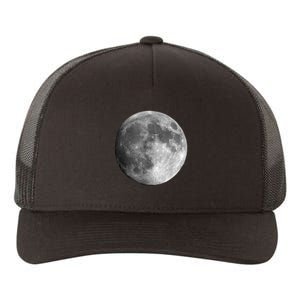 Full Moon Luna Astronomy Space Galaxy Stars Yupoong Adult 5-Panel Trucker Hat