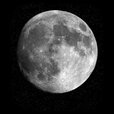 Full Moon Luna Astronomy Space Galaxy Stars T-Shirt