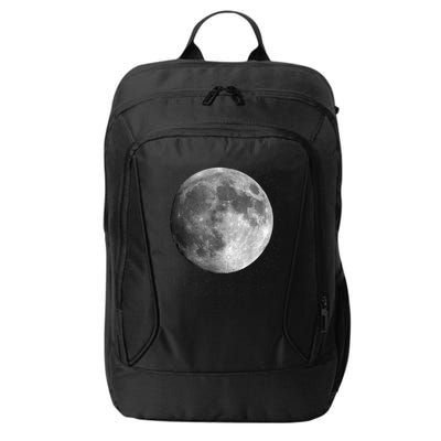 Full Moon Luna Astronomy Space Galaxy Stars City Backpack