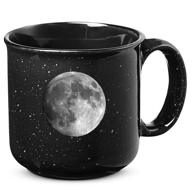 Full Moon Luna Astronomy Space Galaxy Stars 15oz Campfire Ceramic Mug