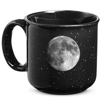 Full Moon Luna Astronomy Space Galaxy Stars 15oz Campfire Ceramic Mug