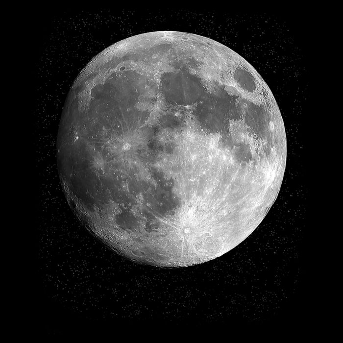 Full Moon Luna Astronomy Space Galaxy Stars Bag
