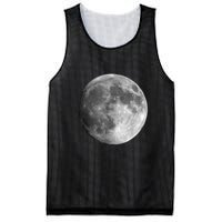 Full Moon Luna Astronomy Space Galaxy Stars Mesh Reversible Basketball Jersey Tank