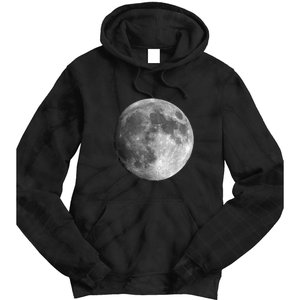 Full Moon Luna Astronomy Space Galaxy Stars Tie Dye Hoodie