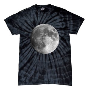 Full Moon Luna Astronomy Space Galaxy Stars Tie-Dye T-Shirt