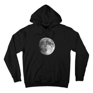 Full Moon Luna Astronomy Space Galaxy Stars Tall Hoodie