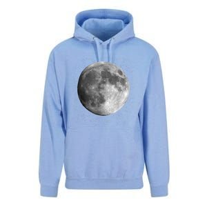 Full Moon Luna Astronomy Space Galaxy Stars Unisex Surf Hoodie