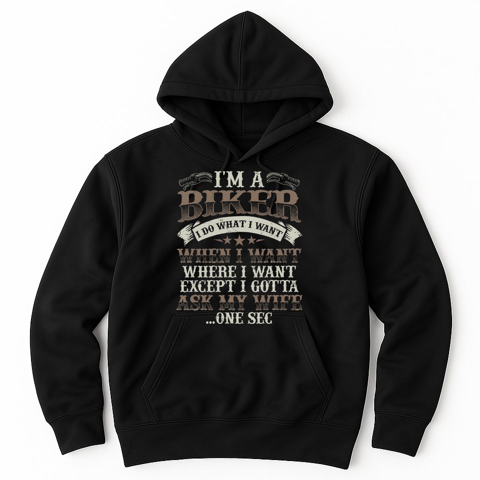 Funny Motorcycle Lover Graphic Husbands Men Motorbike Rider Hoodie