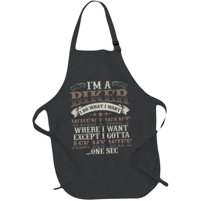 Funny Motorcycle Lover Graphic Husbands Men Motorbike Rider Apron