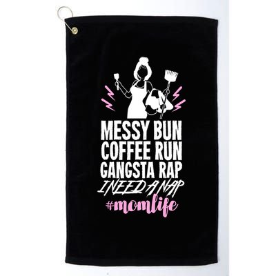 Funny Mom Life Quote Gift For Your Busy Mom Cute Gift Golf Towel