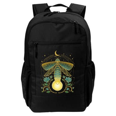 Firefly Magical Lunar Mystical Design For Nature Lovers Daily Commute Backpack