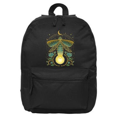 Firefly Magical Lunar Mystical Design For Nature Lovers 16 in Basic Backpack
