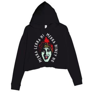 Funny Mekka Lekka Hi Mekka Hiney Ho Crop Fleece Hoodie