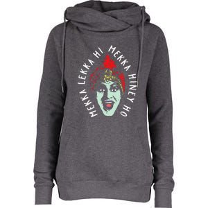 Funny Mekka Lekka Hi Mekka Hiney Ho Womens Funnel Neck Pullover Hood