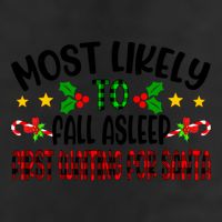 Funny Most Likely To Fall Asleep First Waiting For Santa Cool Gift Microfiber Hand Towel