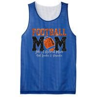 Football Mom Like A Normal Mom But Louder & Prouder Game Day Mesh Reversible Basketball Jersey Tank