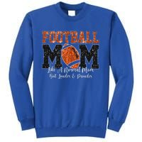 Football Mom Like A Normal Mom But Louder & Prouder Game Day Tall Sweatshirt