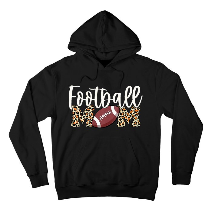 Football Mom Leopard Hoodie