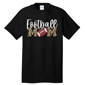 Football Mom Leopard Tall T-Shirt