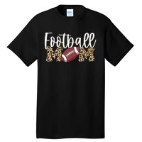 Football Mom Leopard Tall T-Shirt